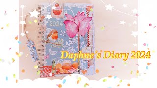 【紙物好き】Daphnes Diary 2024 [upl. by Gardel707]