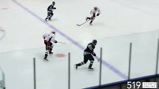 PJHL  Walkerton Capitals vs Fergus Whalers [upl. by Ennaharas]