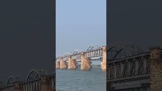 Rajamahendravaram Havelock Bridge Godavari Arch Bridge amp Godavari Fourth Bridge viralvideo [upl. by Laws]