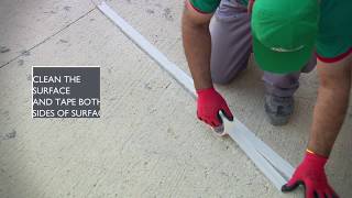 How to apply Polyurethane Sealant  Covering Blanks with Polyurethane Sealant  Somafix [upl. by Onitnevuj]