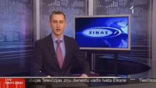 LTV1 Latvian Television news ident  April 2013 [upl. by Hime440]