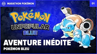 Début de lUnpopular Odyssey  EP1 POKÉMON BLEU LETS PLAY FR [upl. by Yelsnik961]