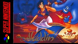 Disneys Aladdin SNES LIVE Gameplay Até ZERAR [upl. by Isyed]