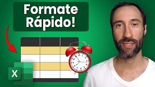 Como Formatar Planilha no Excel de Forma Rápida e Fácil [upl. by Peltier]