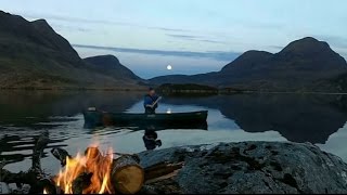 Loch Sionascaig Canoe Trip Best Scotland Wild Camping on Eilean Mor and Brown Trout Fishing [upl. by Natasha]