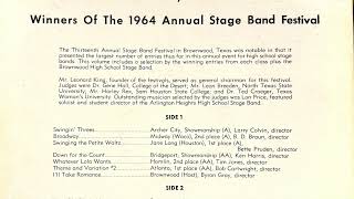 The Longview TX High School Stage Band1964 [upl. by Irrek375]