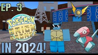 Lets Play POKEMON BRICK BRONZE EP 3 [upl. by Cher244]