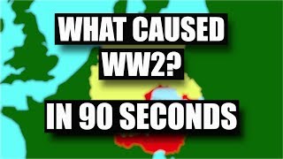 What Caused World War Two in 90 Seconds [upl. by Bonacci]