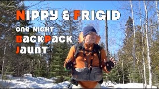 Nippy amp Frigid Backpacking Jaunt [upl. by Fortna]