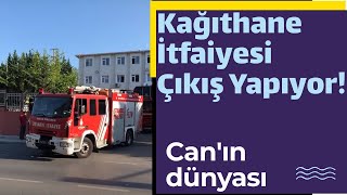 İstanbul Kağıthane İtfaiyesi çıkış yapıyor Can heyecanla izliyor [upl. by Asli600]