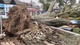 Storm Eunice  Storm chasing in Cornwall Compilation [upl. by Odarnoc]