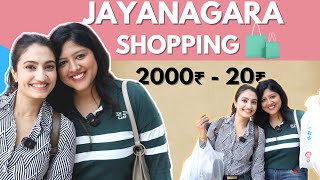 Jayanagar Street Shopping 🛍️  Budget Shopping  ft Meghana Shankrappa Aka Priya [upl. by Jeritah]