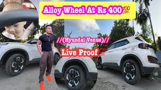 Home Made Alloy Wheel😱💯💯 Hyundai VenueAlloy Wheel At Rs400 Price Live Proof💯💯😱😱 [upl. by Gnik836]