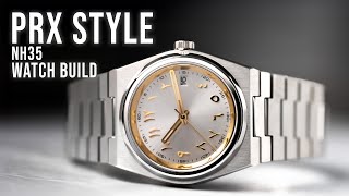 PRX Style Two Tone Dial Watch Build [upl. by Ahsilla]