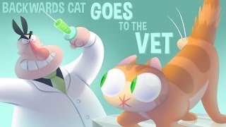 Backwards Cat Goes to the Vet [upl. by Martainn437]