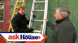 How to Use Ladders Safely  Ask This Old House [upl. by Nikos]