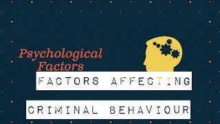 Factors affecting criminal behaviour [upl. by Llennaj]