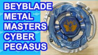 Beyblade Metal Masters Cyber Pegasus BB01 Beyblade Review Unboxing [upl. by Nitas]