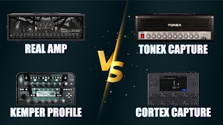 Real Amp vs TONEX vs Kemper vs Quad Cortex Comparison [upl. by Herrah]