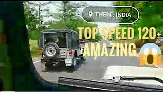 Mahindra jeep speed test  cl 500 mdi  speed 120  amazing performance  whatsapp status  race [upl. by Lou736]