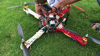 Project FireFly  Custom built F450 Quadcopter [upl. by Ffej348]