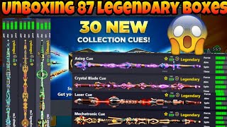 8 Ball Pool  New Legendary Cues Unboxing [upl. by Treblihp699]