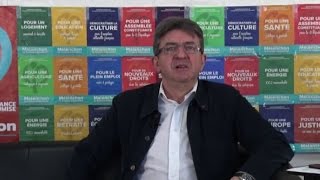 Francia i sostenitori di Macron delusi da Melenchon [upl. by Ahsilam]