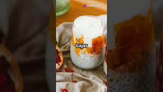 Chia Pudding with Gajar Halwa [upl. by Ykcim]