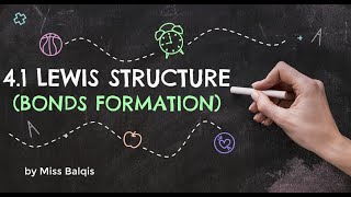 MATRICULATION CHEMISTRY SK015 41 LEWIS STRUCTURE LEWIS DOT SYMBOL  BONDS FORMATION [upl. by Docia]