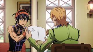 Fugo stabs Narancia with a fork for being a dumbass [upl. by Kapor]