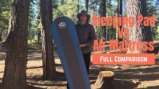 Sleeping Pads Vs Air Mattresses For Camping  An In Depth Comparison [upl. by Avron]