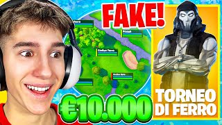 Ho CREATO un FINTO TORNEO con 10000 Euro in Palio Fortnite ITA [upl. by Beesley817]