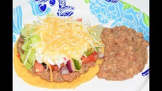 Refried Beans From Scratch  How To Make Refried Beans In A Pressure Cooker [upl. by Dixil]