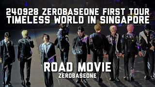 Road Movie – ZEROBASEONE 240928 ZEROBASEONE Timeless World in Singapore [upl. by Aimahc182]