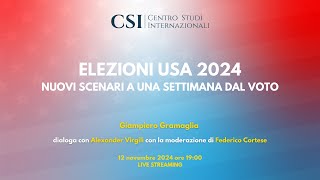 Elezioni USA 2024 nuovi scenari a una settimana dal voto [upl. by Caria]