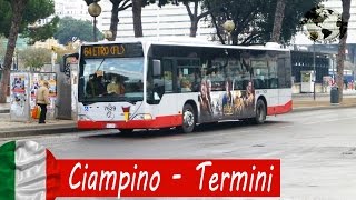 Como ir del aeropuerto Campino a TerminiHow to get the Campino airport to TerminiRoma 2013 [upl. by Gillespie]