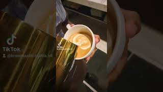 viral fyp coffeelatteart coffeelover rosetta😍 art Mahia Cbs Sheraton colombo srilanka 🇱🇰 [upl. by Ardine]