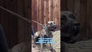 Presa Canario Dog Breed Will Protect [upl. by Ayekin588]