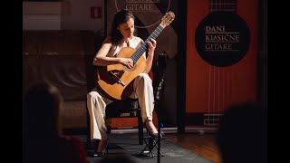 Ana Vidović plays J S Bach  Partita in A minor BWV 1013 at Classical Guitar Days in Split [upl. by Ardnatal]