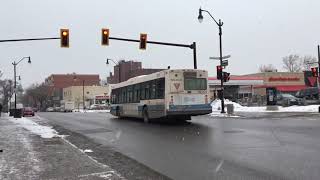 STM 22201 Operating The 55 Boulevard SaintLaurent 2002 NovaBus LFS [upl. by Einobe]