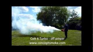 Colt 4 Turbo  Off Power External  Concept Smoke Systems [upl. by Farrel]