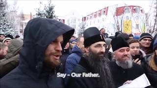 Orthodox Ukrainians face Nationalist schismatics [upl. by Traweek]