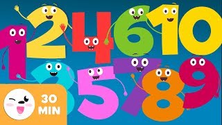 Numbers from 1 to 10  Number Songs  Learning to Count the numbers [upl. by Wicks]