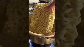 ramen hacks  creamy buldak carbonara [upl. by Weywadt]