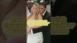 Do you know how much Mariah Carey received in her divorce settlement Part 2 [upl. by Monie518]