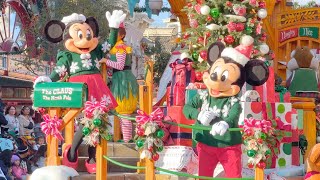 FULL Christmas Fantasy Parade 2024 at Disneyland During the Holidays  Wide Angle Best View [upl. by Ecined]