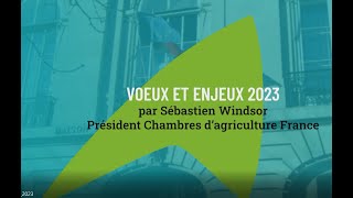 Vœux 2023 Chambres dagriculture [upl. by Adnirod650]