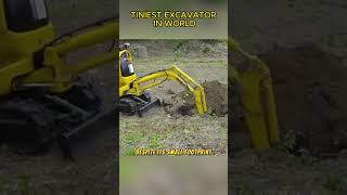 Worlds Tiniest Excavator automobile excavator komatsu [upl. by Eastman]