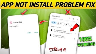 Fix Instander App Installing Problem  App Not Installed Android Fix  How To Get iOS Fonts  Emojis [upl. by Ahtamat]