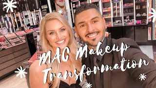 MAC MAKEUP TRANSFORMATION  I GET A MAKEOVER AT MAC  MAKEUP TUTORIAL [upl. by Eixel]